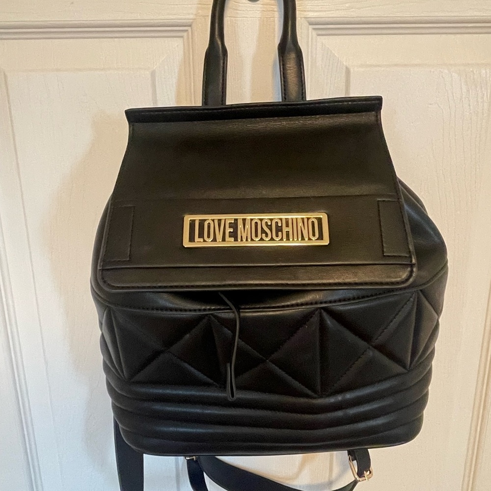 Love Moschino Black Backpack